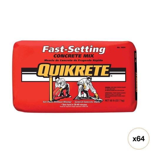Quikrete 50 lb. Fast-Setting Concrete Mix - The Home Depot