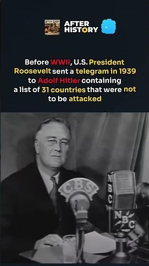 “The Telegram That Made Hitler Laugh: Roosevelt's Failed Peace Map