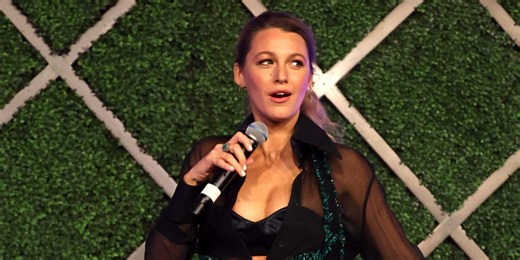 Blake Lively Wears Chic Black Minidress to ‘It Ends With Us’ Event
