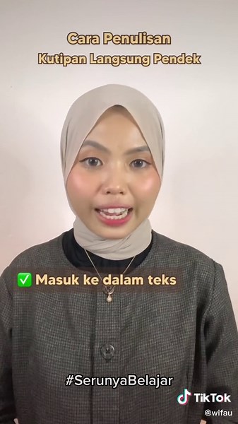 Teknik Mengutip: Kutipan Langsung dan Tidak Langsung