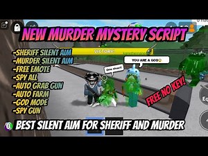 *GOD* Murder Mystery 2 Script BEST SILENT MM2 | Silent Aim, Free emote, Grab Gun, God Mode, more
