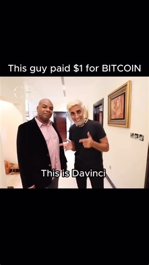 Crypto | Business | Wealth on Instagram: "Follow @cryptoentrepreneur for more insights like this In this interview with Mo Vlogs, Da Vinci shares his incredible Bitcoin journey. He bought Bitcoin when it was just $1 and urges everyone to invest at least $1 in Bitcoin, predicting they will be thankful in the future. Despite his advice, 90% of people still haven’t invested. Mo Vlogs visits Da Vinci’s villa with his friend Carl, a Bugatti owner and fellow crypto investor, to see how Da Vinci lives.