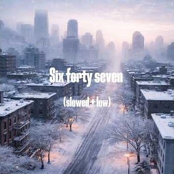 Six forty seven. (slowed + low)