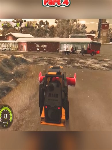 Blizzard Buries Town in Farming Simulator 25 Gameplay
