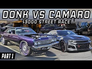 DONKMASTER & TONIBANDZ vs NITROUS CAMARO $3000 STREET RACE - The Explosion 2019