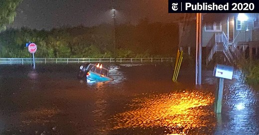 Eta Returns, Soaking Florida’s West Coast