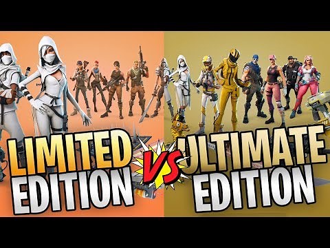 FORTNITE - Everything You Get From The Limited And Ultimate Editions In Save The World