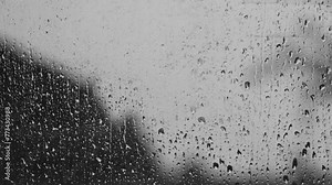 heavy rain on a dark stormy summer day seamless loop Animation Background. heavy rain Drops Fallin. Overcast weather rain and thunderstorm. Slow Rain, Rainy at night, Heavy Rainfall. Raining at night.