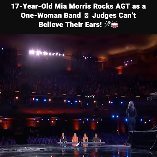 17-Year-Old Mia Morris Rocks AGT as a One-Woman Band — Judges Can’t Believe Their Ears! 🎤🥁 Full video check in the comment.👇👇👇 | Foxis SHow