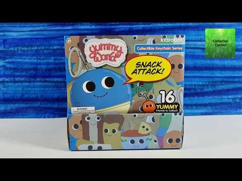 Yummy World Snack Attack Kidrobot Blind Bag Keychain Opening