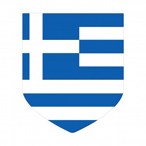 Greek flag. The national flag of Greece