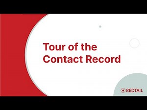 Tour Of The Contact Record