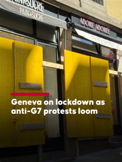 Geneva boosts security as G7 summit nears in Evian