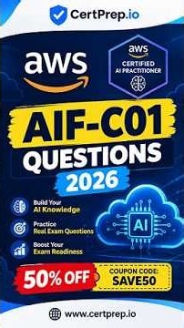 AIF-C01 Questions 2026 | AWS Certified AI Practitioner Practice Test
