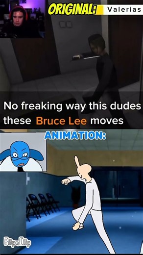 no freaking way this dudes pulling of these Bruce Lee moves😭✌🏻#usa