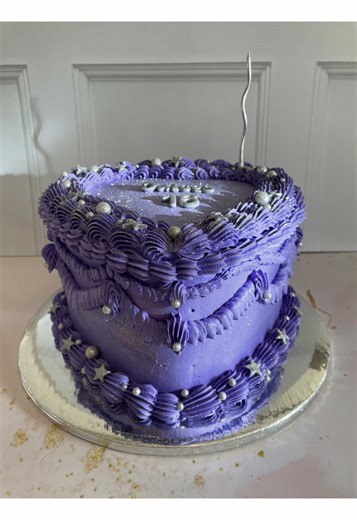 Sweet 16🕯️💜 #cake #birthday #sixteencandles #pastelespersonalizados #sweet