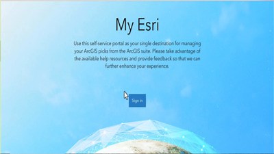 Download and Install Software from My Esri