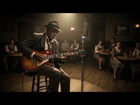 Slow Blues Guitar Instrumental | Relaxing Vintage Blues Music