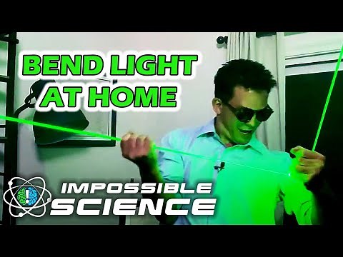 The Science of Refraction Lets YOU Bend Light | Impossible Science At Home