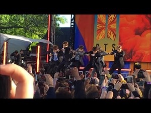 190515 - Fire (Soundcheck) - BTS - GMA - Summer Concert Series