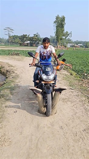 He lifted the motorbike between your legs