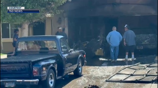 Fire in Brawley damages home on Walnut Street