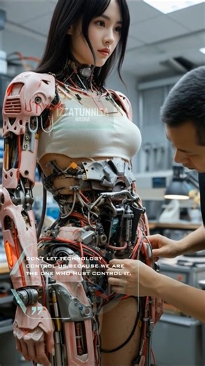 Be the Master, Not the Slave of Technology 🤖 #robot #humanoid #aiart #shorts