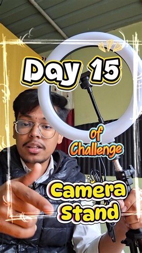 🤩Day 15 of Challenge | Camera Stand Unboxing 📷 #shorts #ytshorts