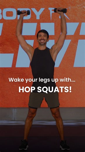 A hop squat looks simple, but it’s all about progression. Start with a basic squat, fire up the legs with a pulse, then try the hop. This sequence comes straight from Eddie’s Lower Body HIIT. Repeat for 30 seconds each and feel the burn 🔥 #BodyFx #WorkoutTips #Squat #AtHomeWorkout | Body FX