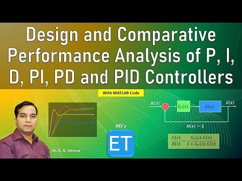 Design and Comparative Performance Analysis of P, I, D, PI, PD & PID controllers