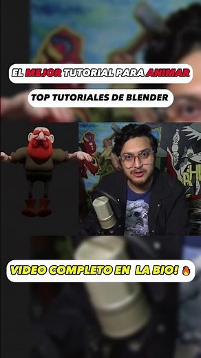 el MEJOR TUTORIAL para ANIMAR en 3D con BLENDER! 😍 ‪@GermanCoronel‬