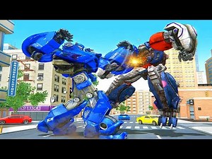 Robot Action Games Real Car Transformation Robot | Android iOS Gameplay