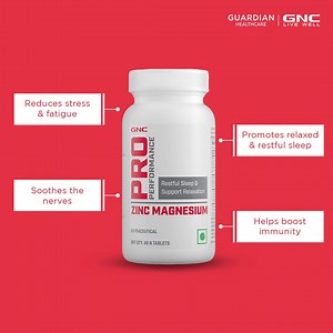 Feeling stressed, unrested, aching, or tired? Refuel and recover #LikeApro with GNC’s ZMA tablets 🏋️‍♀️ ZMA is a unique blend of Zinc, Magnesium, Vitamin B6, Hops Flower Extract, L Theanine and L Tryptophan which are essential vitamins and minerals to maintain good health 💯 A must include for everyone leading a hectic and active lifestyle! 🏃‍♀️ #GuardianGNC #GNC #GNCLiveWell #LiveWell #ZMA #ZincSupplement #MagnesiumSupplement #SleepBetter #SleepHealth #BedtimeRoutine #ImmunityBooster #DailySu