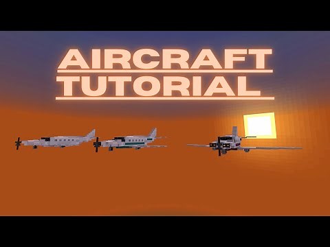 Minecraft: How to build a Aircraft in Minecraft (Socota TBM 850) Minecraft Aircraft Tutorial