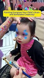 Children Face Paint Vlog🐧 Cute penguin winter face painting#facepainting #babylove