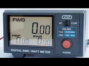 Digital SWR & Watt Meter K-PO DG-503