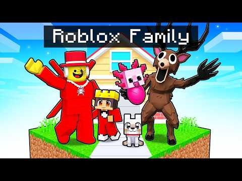 Having A ROBLOX FAMILY In Minecraft!