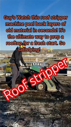 Tearing Up Old Roofing Like Paper! 🚜🏠