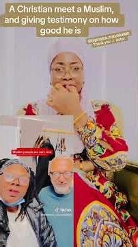 A Christian meet a Muslim, and giving testimony on how good he is