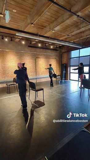 Our performing company is gearing up in 2025 through a nice ballet warm up with live accompaniment and working on pieces for our April 25th / 26th performance highlight black, disabled, and queer/trans honorees past and present. Check out ticketstripe.com/adbintersections25 for more information ID: montage of company dancers rehearsing featuring barre work using chairs, across the floor work, and two types of lifts #ballet #dance #DisabilityJustice #BlackArt #DisabilityTiktok #DisabledArtist