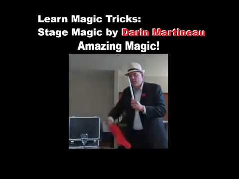Learn Magic Tricks: Stage Magic by Darin Martineau (Amazing Magic!)