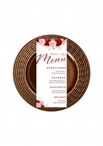 Editable Valentine Menu Cards Template, Red and Pink, Floral, Valentine's Day Dinner Menu, Brunch Menu, Printable - Etsy