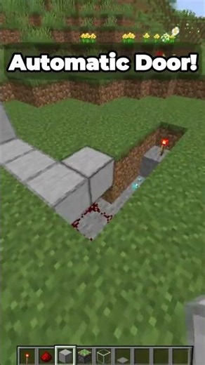 Automatic Door Tutorial #Minecraft #fyp #gaming