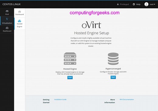 Install and Configure oVirt 4.4 on CentOS 8 | ComputingForGeeks