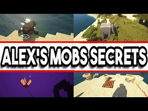 ALEX'S MOBS SECRETES EXPLAINED *EASTER EGGS * minecraft mods Part 3