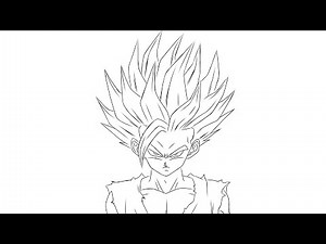 How To Draw Gohan SSj2 | Step By Step | Dragonball