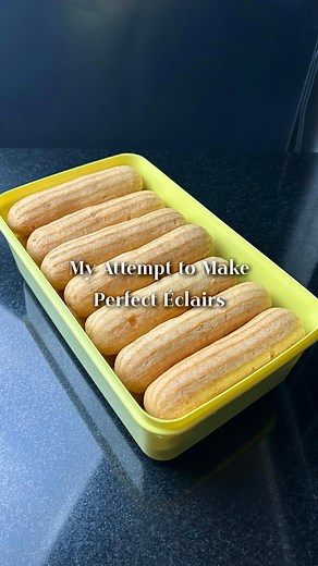 If you think Éclairs are just choux pastry piped with a French star tip, you are so wrong! It’s taken me a lot of trial and error just to get them looking perfect. Honestly, I thought making uncracked éclairs was impossible. I was so close to giving up. But I guess perseverance always pays off. #eclair #eclairs #choux #chouxpastry #pateachoux #เอแคลร์ #ชูครีม | Cokonut
