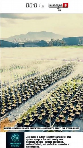 Remote-Controlled Mist Irrigation – Automated Spray for Potted Crops