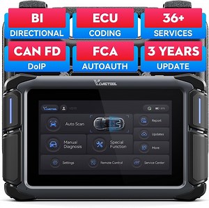 VDIAGTOOL Automotive Bidirectional Scan Tool VD70 OBD2 Scanner Diagnostic Tool with ECU Cod-ing, 36 Resets, 3-Year Update