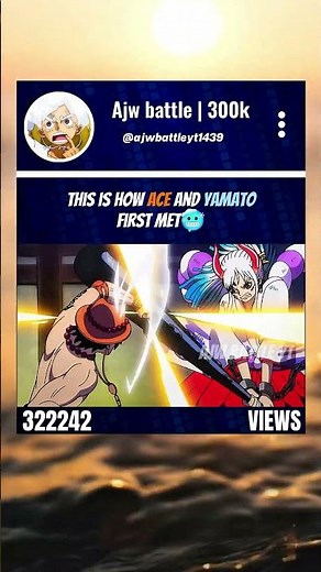 This is how Ace and Yamato first met🥶 #onepiece #ace #yamato